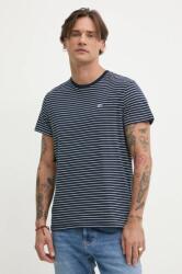Tommy Jeans pamut póló sötétkék, férfi, mintás, DM0DM20377 - sötétkék M - answear - 9 990 Ft