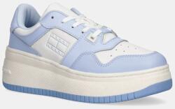 Tommy Hilfiger sportcipő TJW RETRO BASKET FLATFORM ESS fekete, EN0EN02506 - kék Női 40