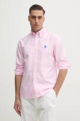 Tommy Hilfiger ing férfi, legombolt galléros, rózsaszín, regular, MW0MW39235 - rózsaszín M