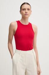 Tommy Hilfiger top női, piros, WW0WW38635 - piros L - answear - 22 990 Ft