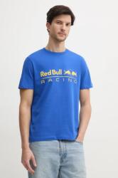 Red Bull Racing x Pepe Jeans pamut póló LOGO TEE lila, férfi, nyomott mintás, RM500016 - lila XL