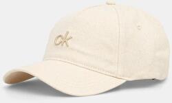 Calvin Klein vászonsapka bézs, nyomott mintás, K60K613118 - bézs Univerzális méret