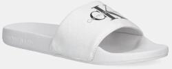 Calvin Klein Jeans papucs SLIDE MONOGRAM fehér, férfi, YM0YM01271 - fehér Férfi 44 - answear - 11 990 Ft