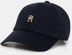 Tommy Hilfiger pamut baseball sapka sötétkék, nyomott mintás, AW0AW17128 - sötétkék Univerzális méret