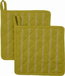 House Doctor Suporturi textile pentru oale de bucătărie Chef galbene muștar 2 buc (267630022)