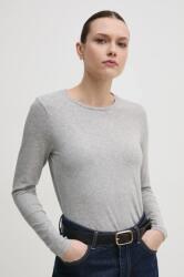 Benetton hosszú ujjú női, fekete, 3ZQM3M858 - szürke L