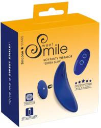 Sweet Smile Smile - extra vékony, távirányítós bugyi vibrátor (kék) - sexshopcenter