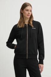 GUESS felső SOFIA fekete, női, sima, kapucnis, O5RQ01 KCO31 - fekete L