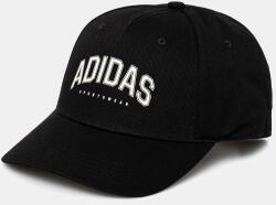 adidas baseball sapka U VARSITY CAP fekete, nyomott mintás, JP4818 - fekete M/L