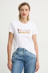 Levi's pamut póló THE PERFECT TEE női, fehér, 17369 - fehér S - answear - 12 990 Ft
