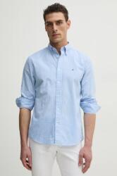 Tommy Hilfiger pamut ing férfi, legombolt galléros, regular, MW0MW37548 - kék S