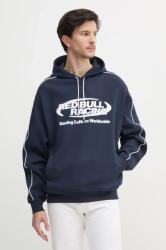Red Bull Racing x Pepe Jeans felső LOGO PIPING HOODY sötétkék, férfi, nyomott mintás, kapucnis, RM580014 - sötétkék L