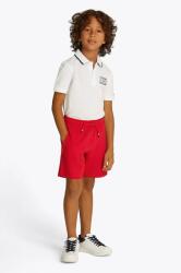 Tommy Hilfiger gyerek pamut rövidnadrág piros, KB0KB09477 - piros 116