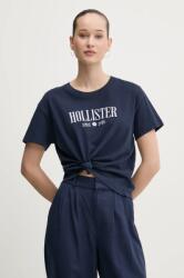 Hollister Co Hollister Co. pamut póló női, sötétkék, KI357-5000 - sötétkék XL