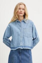 TWINSET farmering női, galléros, regular, 251AP2340 - kék L