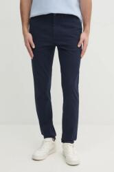 Calvin Klein nadrág férfi, sötétkék, testhezálló, K10K113696 - sötétkék 34/34