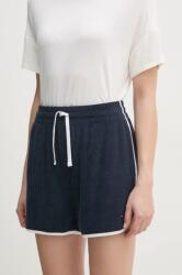 Tommy Hilfiger rövidnadrág női, sötétkék, nyomott mintás, magas derekú, UW0UW05951 - sötétkék XL