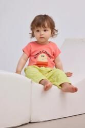 Bobo Choses gyerek body Morning Egg 125AB003 - narancssárga 74