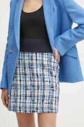 BOSS szoknya gyapjú keverékből - sötétkék 36