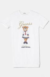 Guess gyerek pamutruha fehér, mini, egyenes, J5RK28 KAD74 - fehér 167