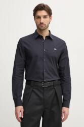 Lacoste pamut ing férfi, galléros, fehér, slim, CH5620 - sötétkék 40