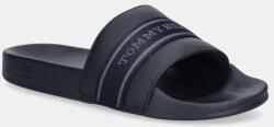 Tommy Hilfiger papucs HILFIGER POOLSIDE WITH WEBBING sötétkék, női, FW0FW08529 - sötétkék Női 37