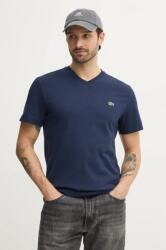 Lacoste pamut póló zöld, férfi, sima, TH5077 - sötétkék M