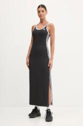 Adidas ruha 3S TANK DRESS fekete, midi, testhezálló, JD4619 - fekete XS