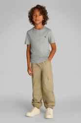 Calvin Klein gyerek pamut póló 2 db zöld, sima, IB0IB01093 - zöld 164