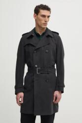 HUGO BOSS balonkabát férfi, fekete, átmeneti, kétsoros gombolású, 50534911 - fekete 54