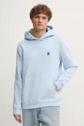 Tommy Hilfiger pamut melegítőfelső férfi, sima, kapucnis, MW0MW37469 - kék S