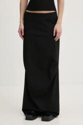 Heliot Emil szoknya fekete, maxi, egyenes, PRESS25_W_12_044_BLK01 - fekete 38