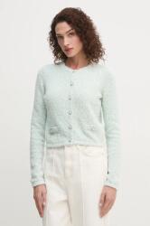 Guess kardigán DOROTHY türkiz, női, könnyű, W5RR20 Z3L21 - türkiz XL