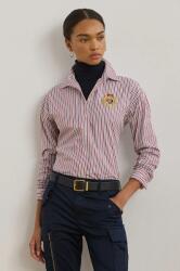 Ralph Lauren pamut ing női, galléros, sötétkék, relaxed, 200962945 - sötétkék XS