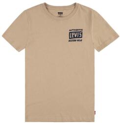 Levi's gyerek pamut póló CACTUS OUT WEST TEE bézs, nyomott mintás, 8EL458 - bézs 116