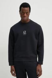Giorgio Armani felső sötétkék, férfi, nyomott mintás, XM000368 AF10818 - sötétkék S
