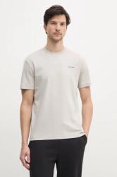 Calvin Klein pamut póló szürke, férfi, sima, K10K109894 - szürke S