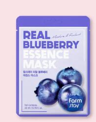 Farmstay Szövetmaszk áfonya kivonattal Real Blueberry Essence Mask - 23 ml / 1 db