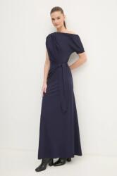 Diane Von Furstenberg ruha sötétkék, maxi, harang alakú, DVFDS4S009 - sötétkék XS