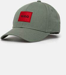 HUGO pamut baseball sapka fekete, nyomott mintás, 50492745 - zöld Univerzális méret - answear - 10 990 Ft