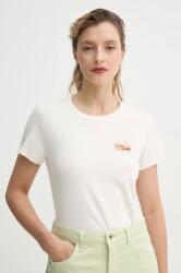 Levi's pamut póló THE PERFECT TEE női, bézs, 17369 - bézs M - answear - 10 990 Ft