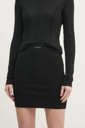 Calvin Klein Jeans szoknya fekete, mini, ceruza fazonú, J20J225527 - fekete XL