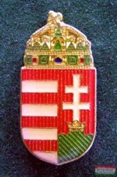  Kitűző - koronás címer 23 mm