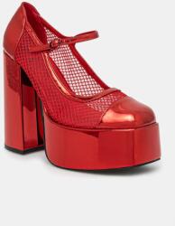 Koi Footwear körömcipő x Rocky Horror Show Regular Frankie Fan Fishnet piros, magassarkú, Regular Frankie Fan Fishnet - piros Női 40