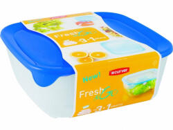 Keter 182596 182596 "FRESH&GO" TÉGLA ÉTELTARTÓ 0, 8L+1, 7L+2, 9L+0, 25L