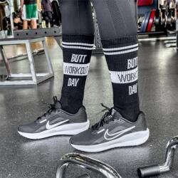 Fisura Șosete Lungi Negre pentru Antrenament - Butt Workout