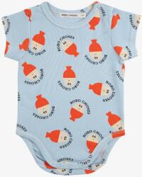 Bobo Choses gyerek body Morning Egg 125AB004 - kék 74