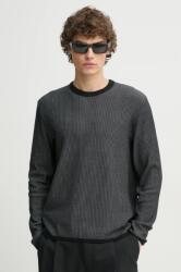 rag & bone pulóver könnyű, férfi, fekete, MBS23S011UC11 - fekete S