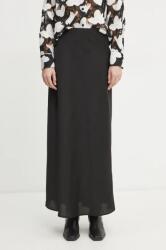 Bruuns Bazaar szoknya fekete, maxi, egyenes, BBW4296 - fekete 34