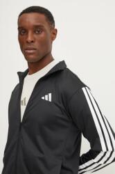 Adidas felső 3-Stripes fekete, férfi, mintás, JI8816 - fekete L